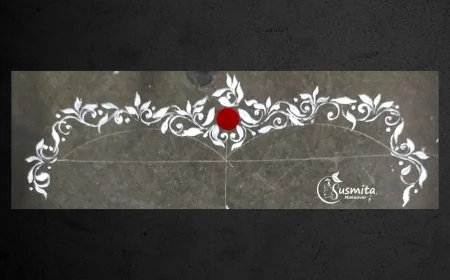 Professional bindi design, kalka design, Letest kalka design, Very Easy Kolka design