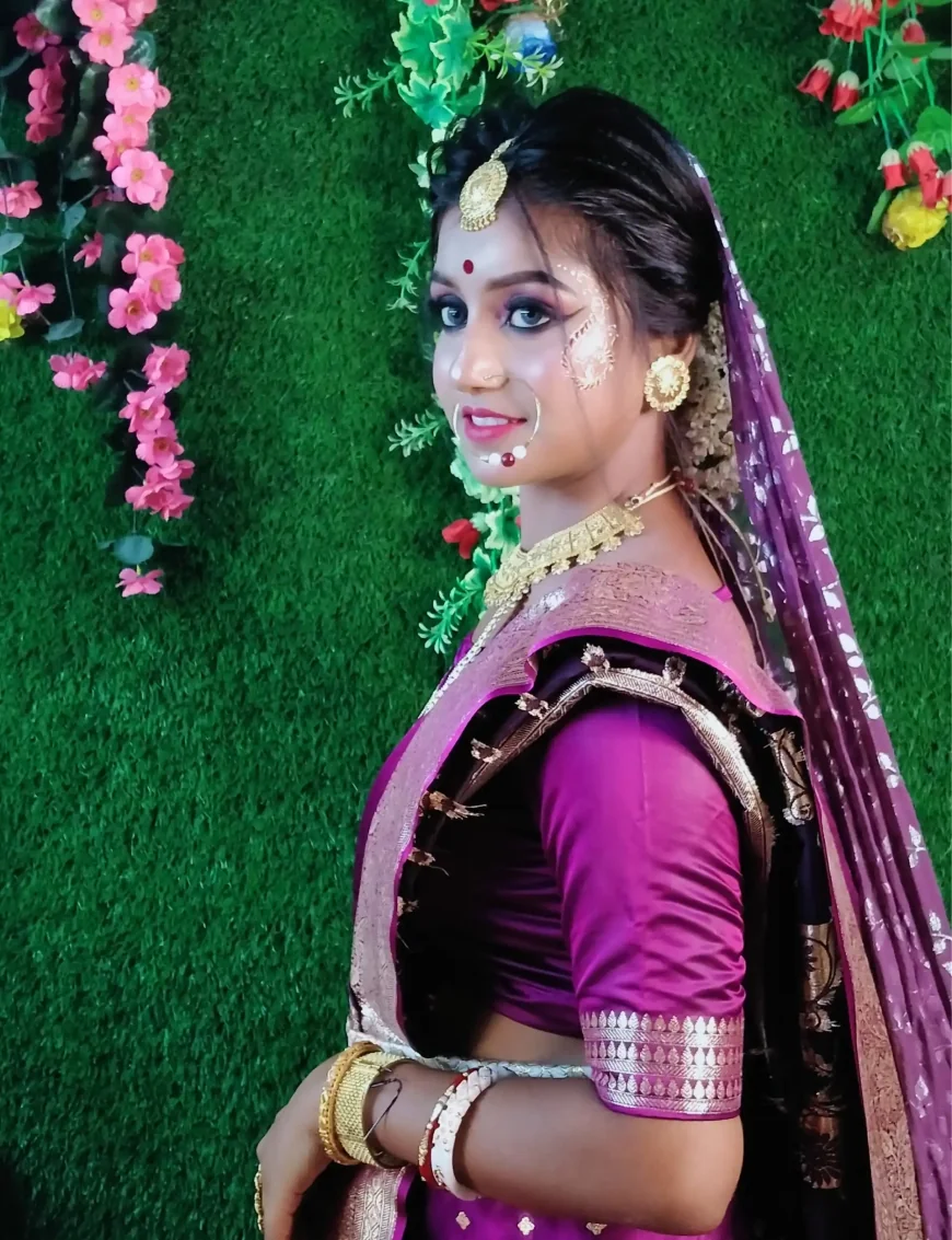 Royal in Purple A Bold & Beautiful Bengali Bridal Statement